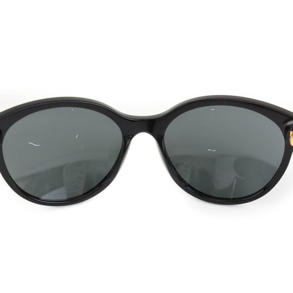 VERSACE "Greca": Black, "Meandros" & Gold Logo Sunglasses (mq) - Picture 10 of 10